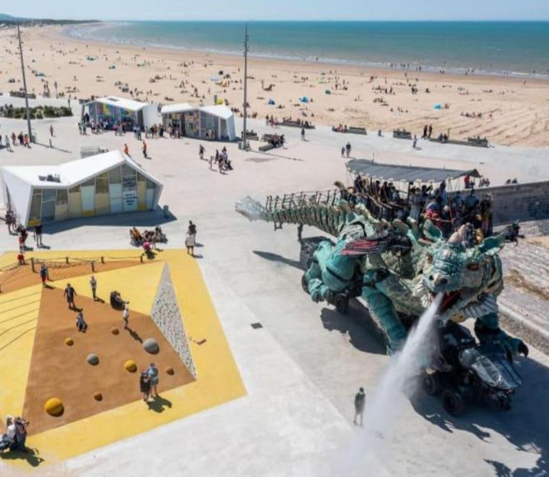 Duplex Calais Nord A 2 Pas De La Plage Экстерьер фото